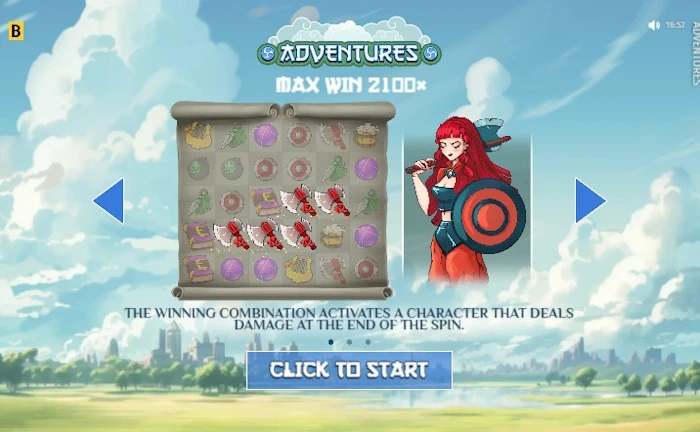 Adventures_hoşgeldiniz sayfası